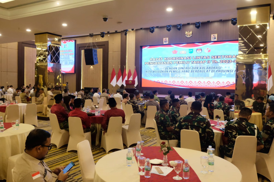 Polda Riau Gelar Rapat Koordinasi Lintas Sektoral Operasi Mantap Brata Lancang Kuning 2023 - 2024
