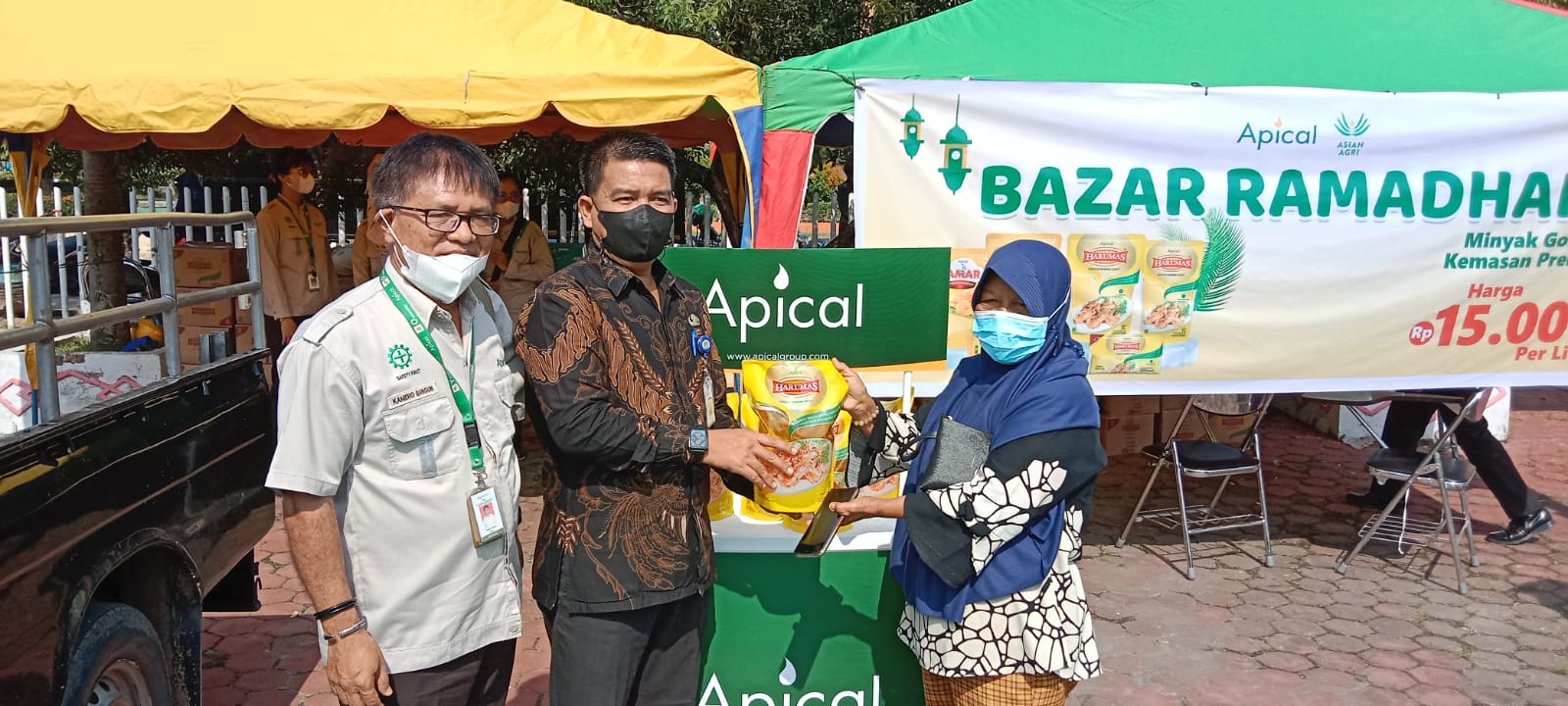Bantu Masyarakat Jelang Idul Fitri, Apical Grup Gelar Bazaar Ramadhan