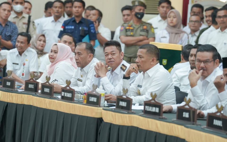 Hadiri Musrembang RKPD Riau 2024,Bupati Rohil Minta Perbaikan Infrastruktur Jalan