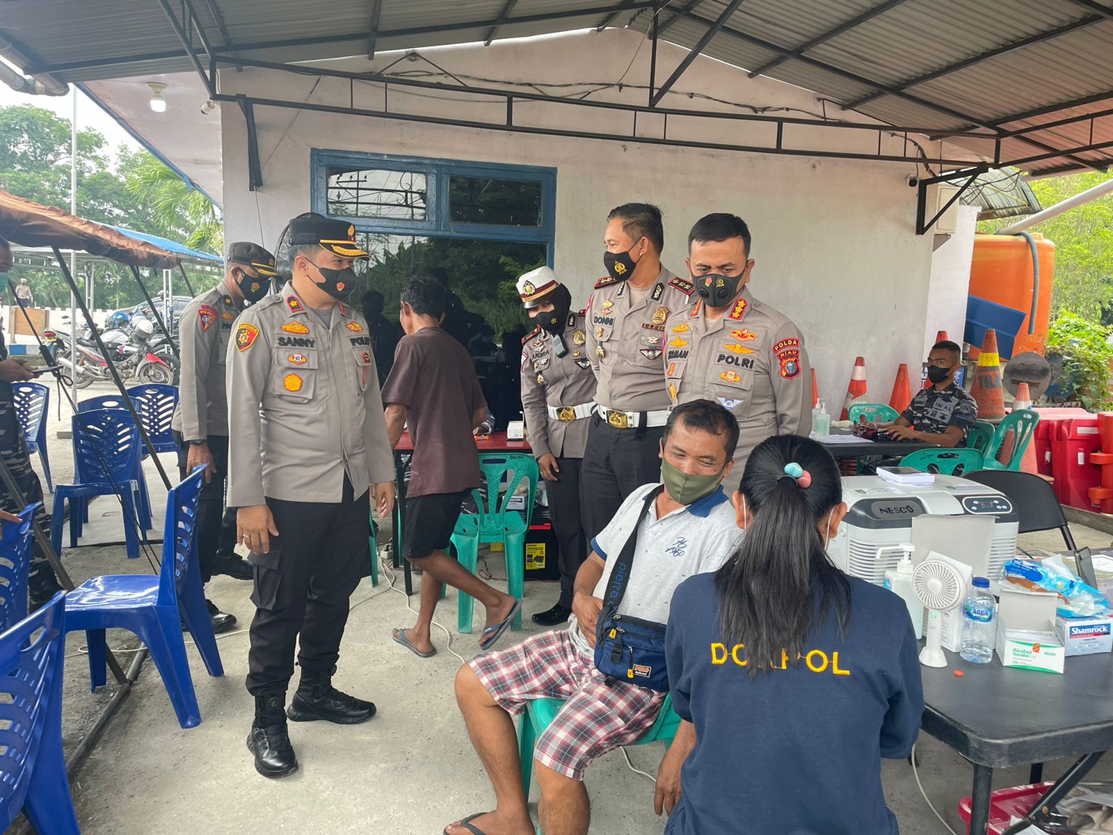 Dirlantas Polda Riau Ucapkan Terima Kasih Kepada Seluruh Masyarakat Dan Pihak-Pihak Yang Telah Membantu Menyukseskan Program Vaksinasi Di Provinsi Riau Khususnya Kota Dumai