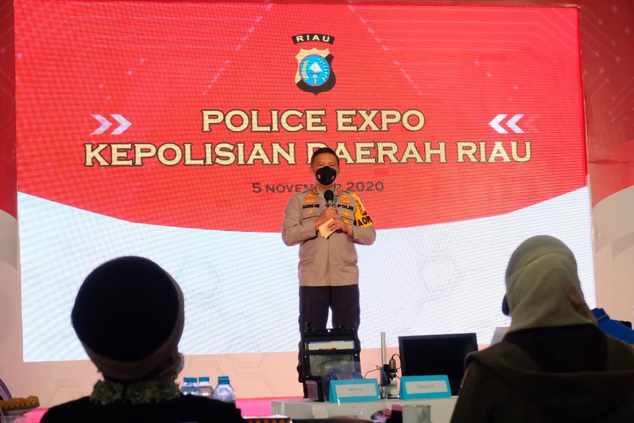 Gelar Police Expo, Kapolda Riau: Saya Ingin Lindungi Riau Dari Segala Tindak Kejahatan