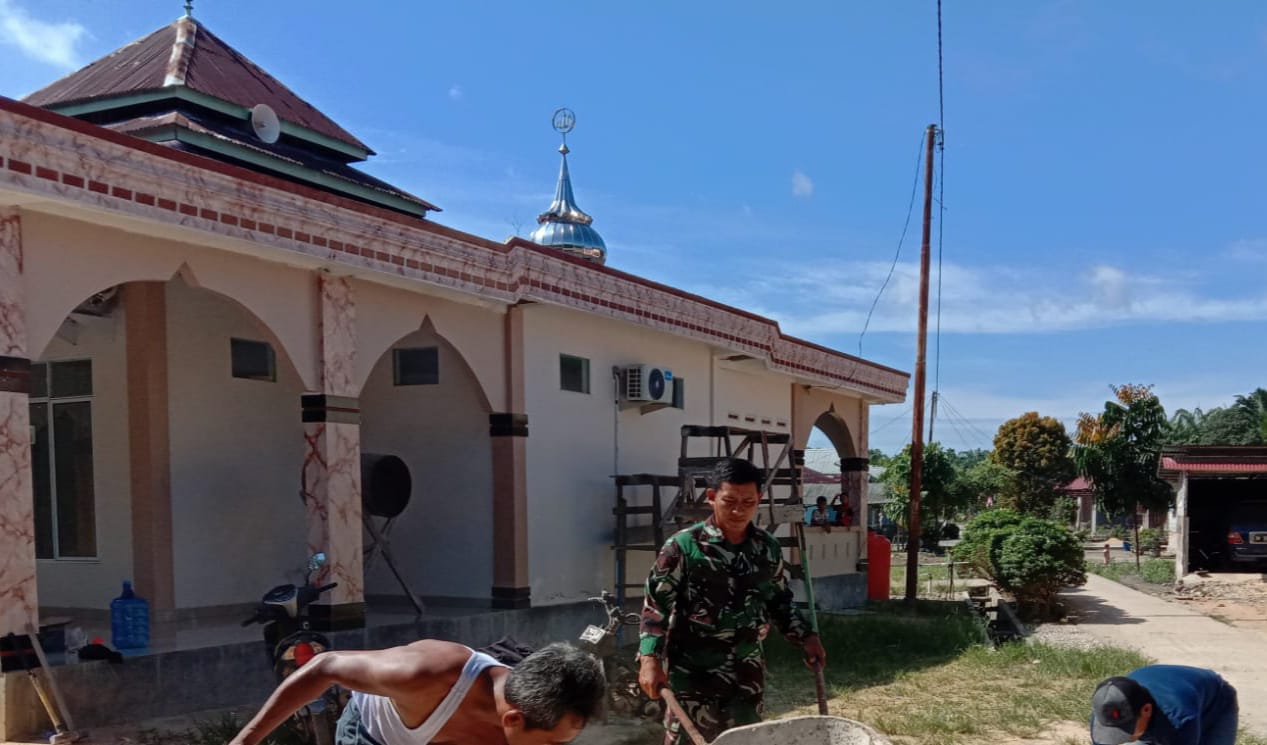 Semangat Goro Sertu Jaenal Arifin dan Masyarakat