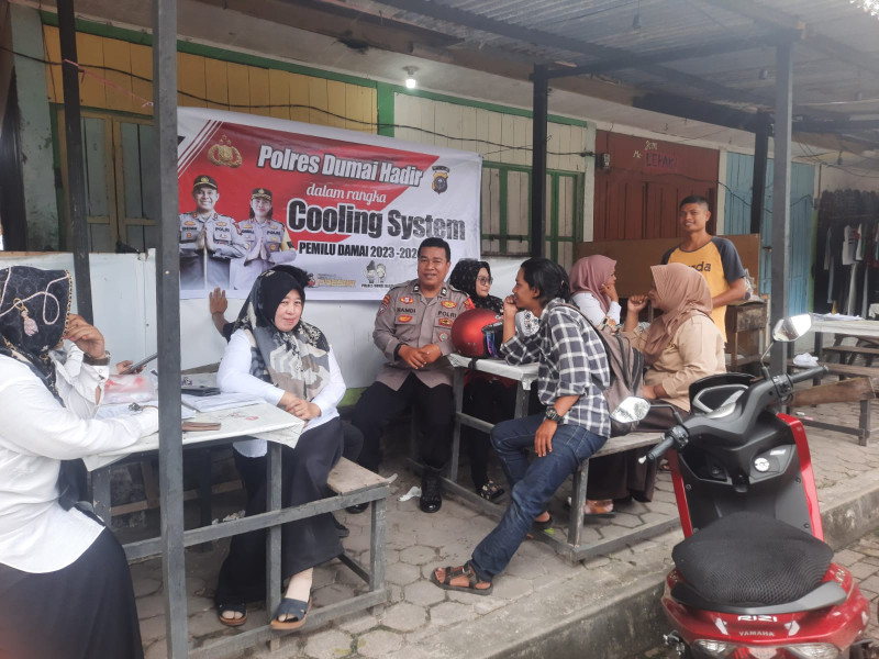 Cegah Gangguan Kamtibmas, Polsek Dumai Kota Sambangi Masyarakat